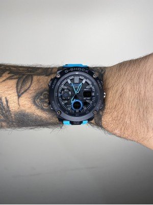 G-SHOCK GA-2000 PRETO-AZUL